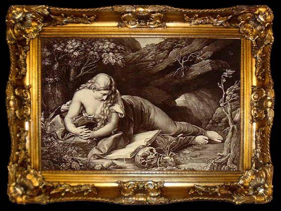 framed  NUVOLONE, Carlo Francesco Mary Magdalene by Batoni, ta009-2